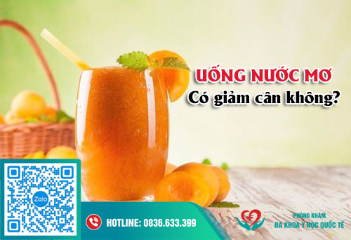 Uống nước mơ có giảm cân không?