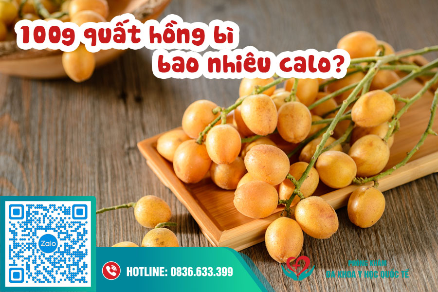 100g quất hồng bì bao nhiêu calo?